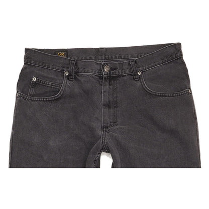 Lee Men Charcoal Straight Regular Jeans W36 L31