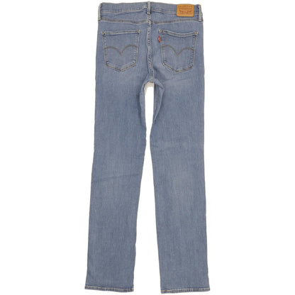 Levi's 314 Shaping Women Blue Straight Slim Stretch Jeans W29 L32