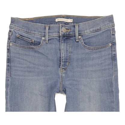 Levi's 314 Shaping Women Blue Straight Slim Stretch Jeans W29 L32