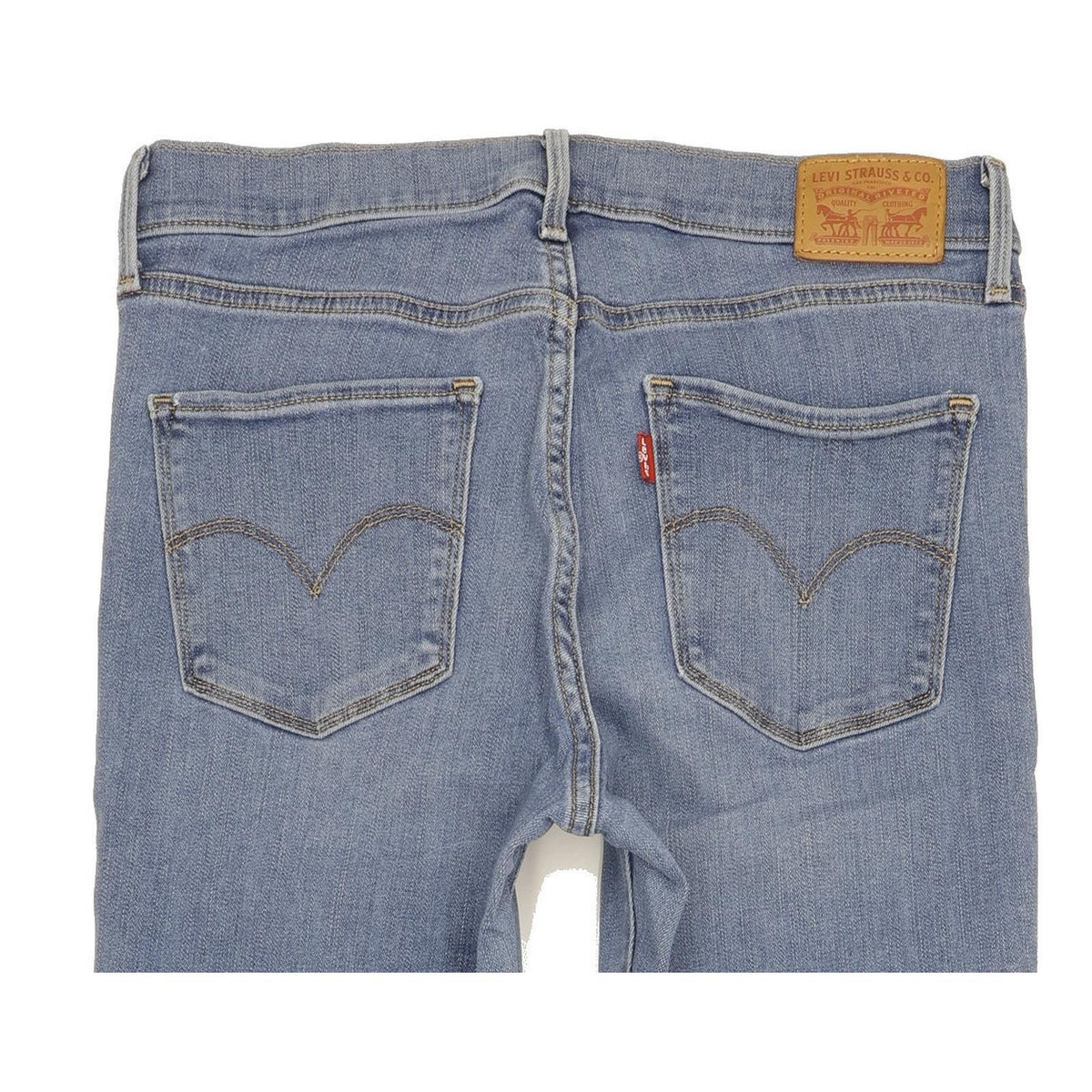 Levi's 314 Shaping Women Blue Straight Slim Stretch Jeans W29 L32
