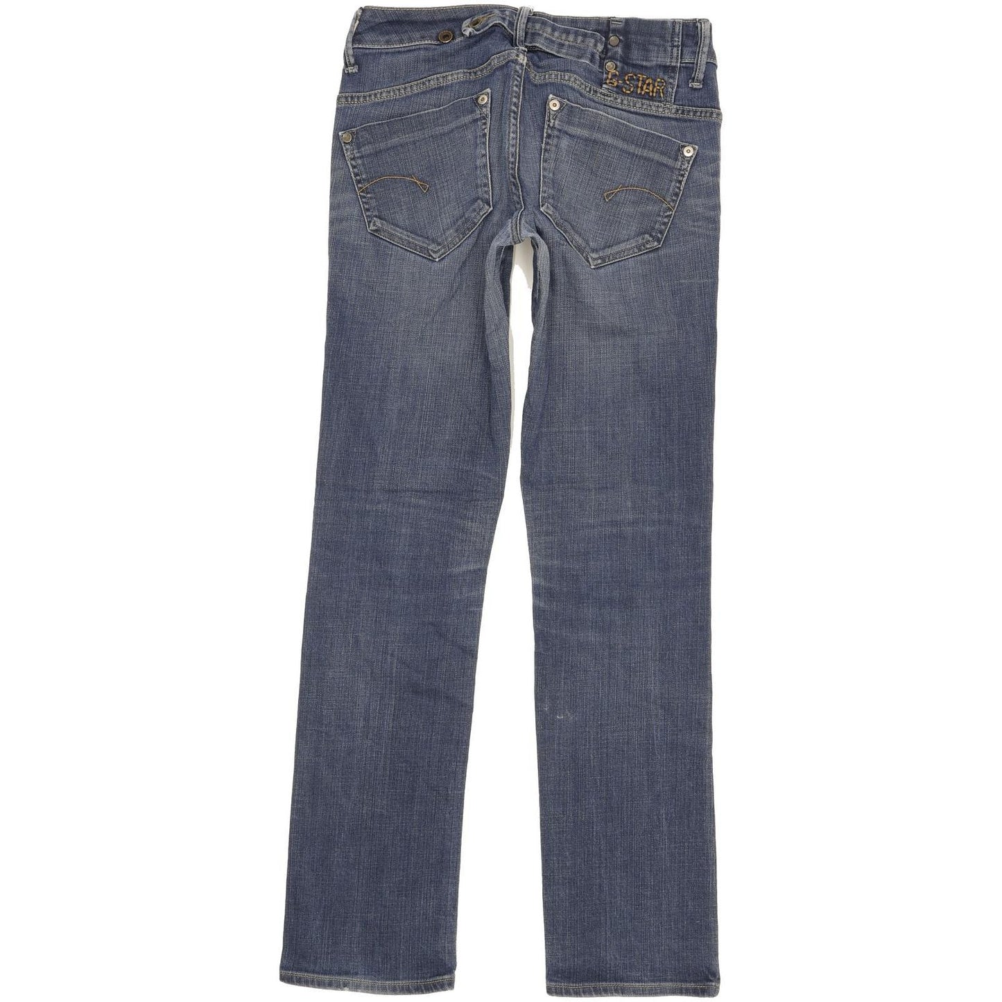 G-Star Midge Women Blue Straight Slim Stretch Jeans W27 L31