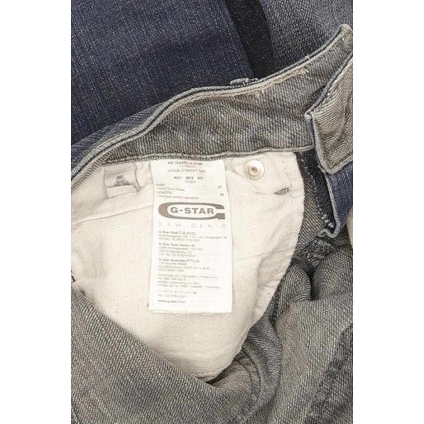 G-Star Midge Women Blue Straight Slim Stretch Jeans W27 L31