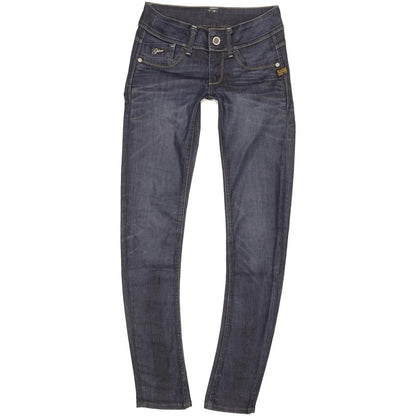 G-Star Lynn Women Navy Skinny Slim Stretch Jeans W25 L31