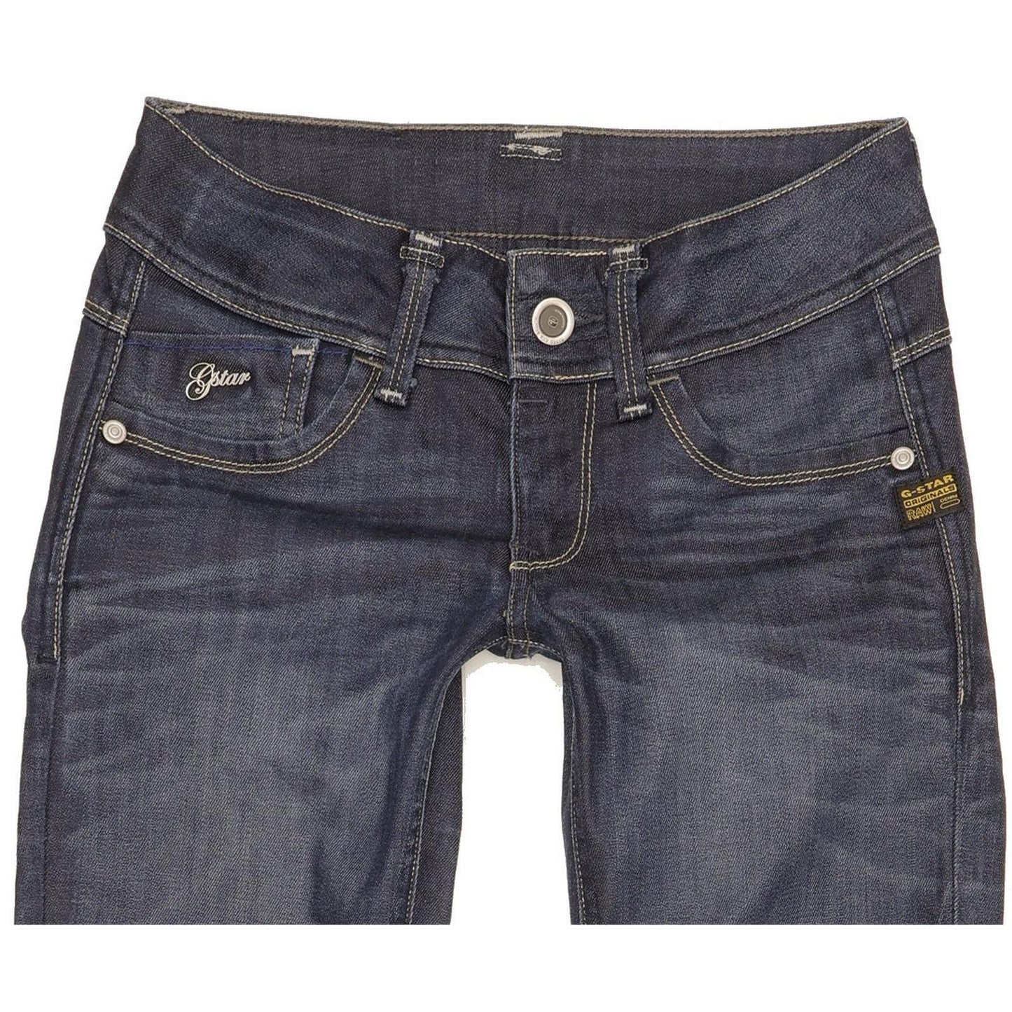 G-Star Lynn Women Navy Skinny Slim Stretch Jeans W25 L31