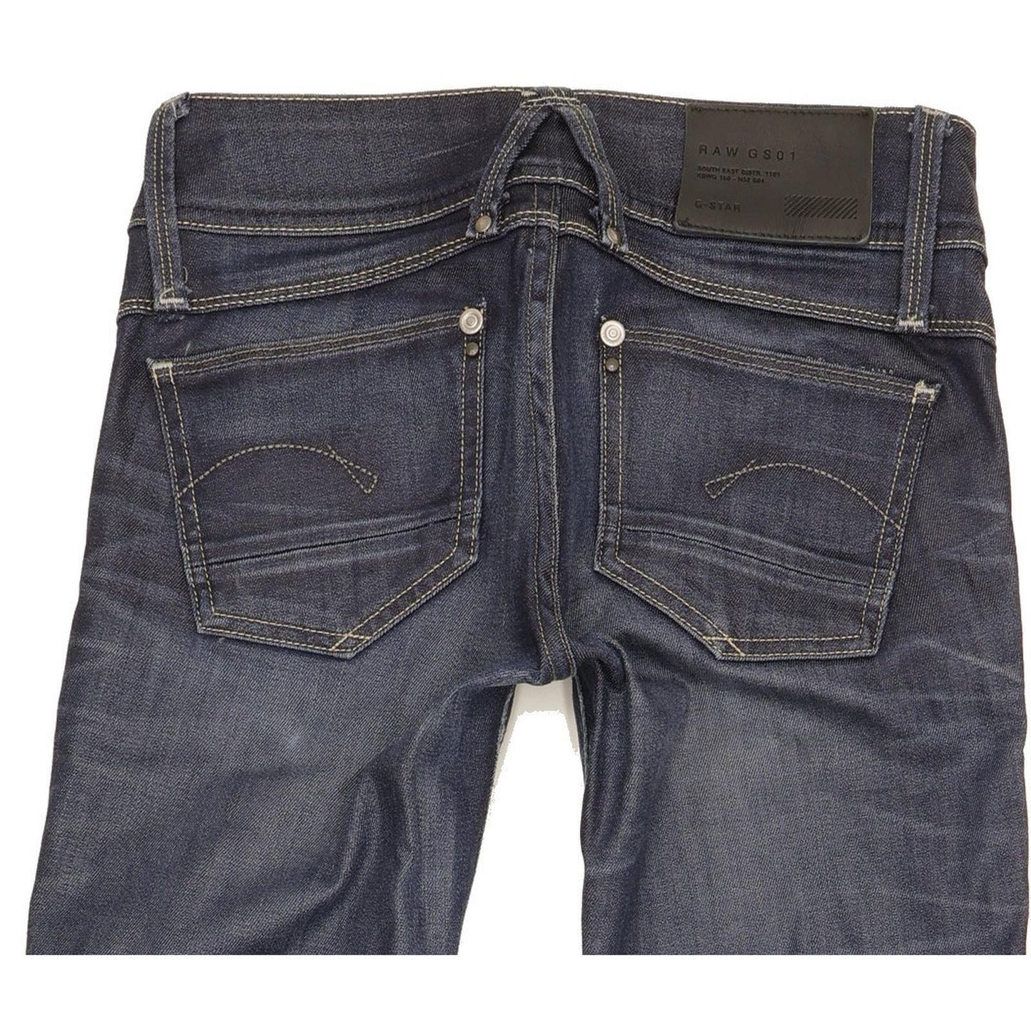 G-Star Lynn Women Navy Skinny Slim Stretch Jeans W25 L31