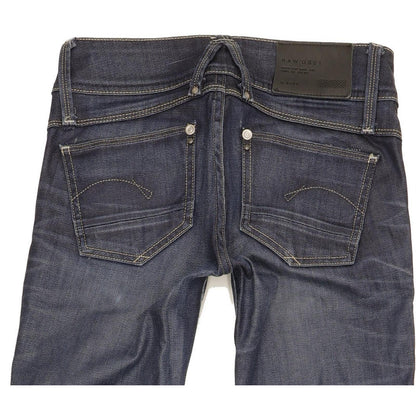 G-Star Lynn Women Navy Skinny Slim Stretch Jeans W25 L31