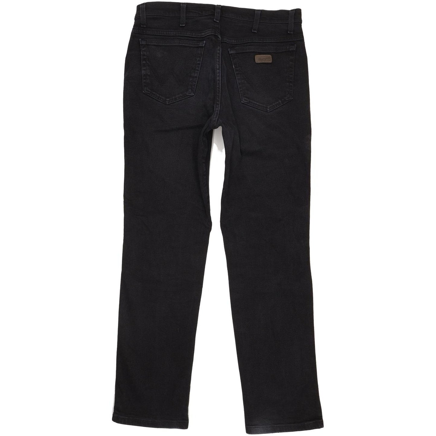 Wrangler Texas Men Black Straight Regular Stretch Jeans W36 L33