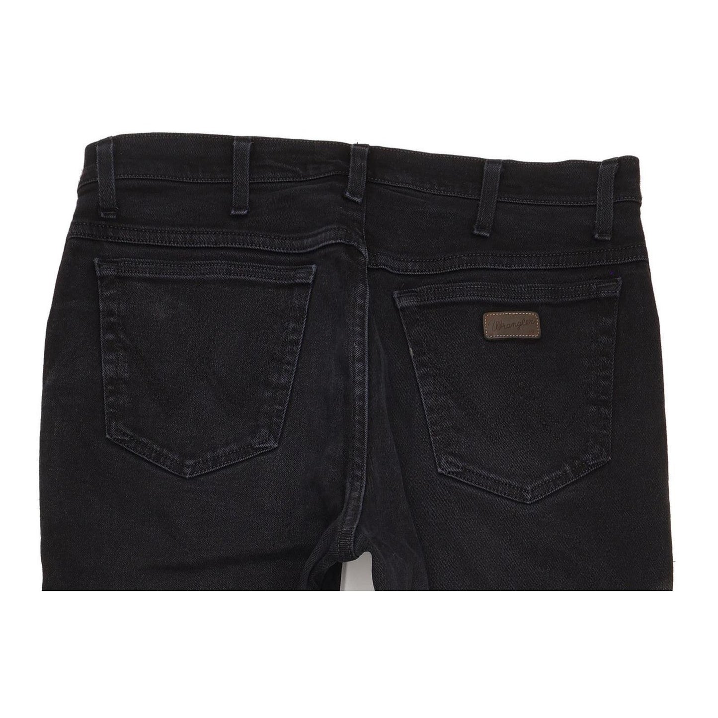 Wrangler Texas Men Black Straight Regular Stretch Jeans W36 L33