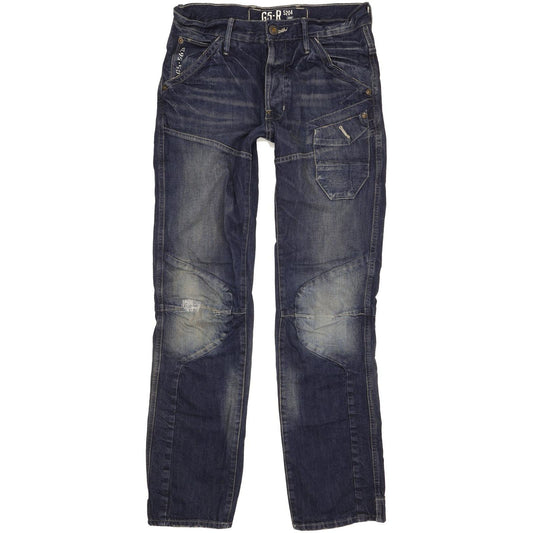 G-Star Skiff 5620 3D Men Blue Tapered Regular Jeans W30 L32