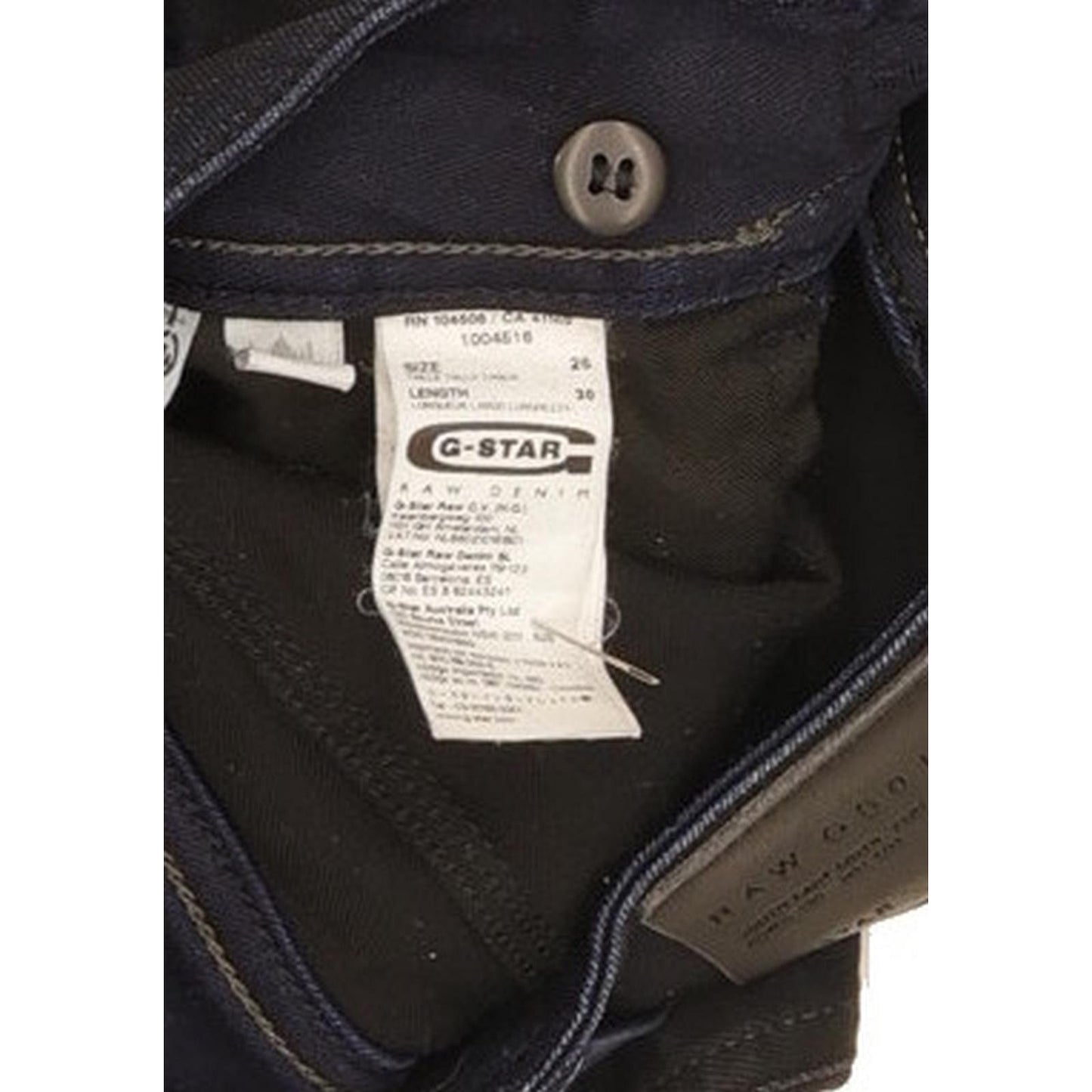 G-Star Lynn Women Navy Skinny Slim Stretch Jeans W26 L30