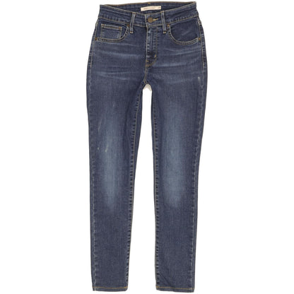 Levi's 721 Women Blue Skinny Slim Stretch Jeans W25 L26
