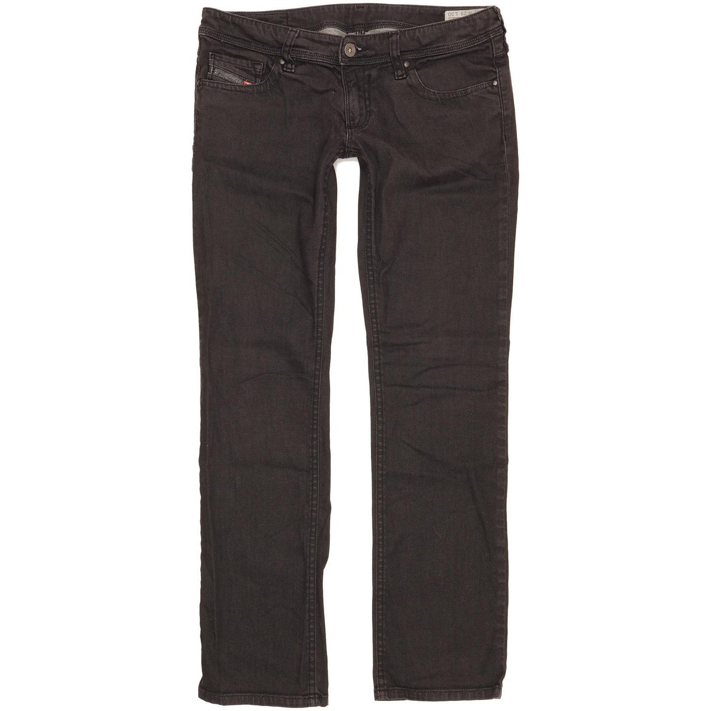 Diesel Lowky 0064U Women Navy Straight Slim Stretch Jeans W29 L30