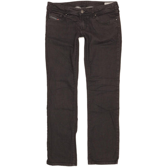 Diesel Lowky 0064U Women Navy Straight Slim Stretch Jeans W29 L30