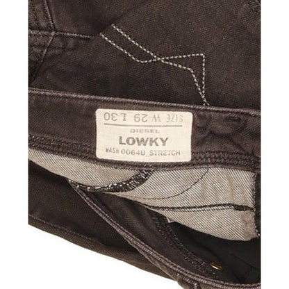 Diesel Lowky 0064U Women Navy Straight Slim Stretch Jeans W29 L30