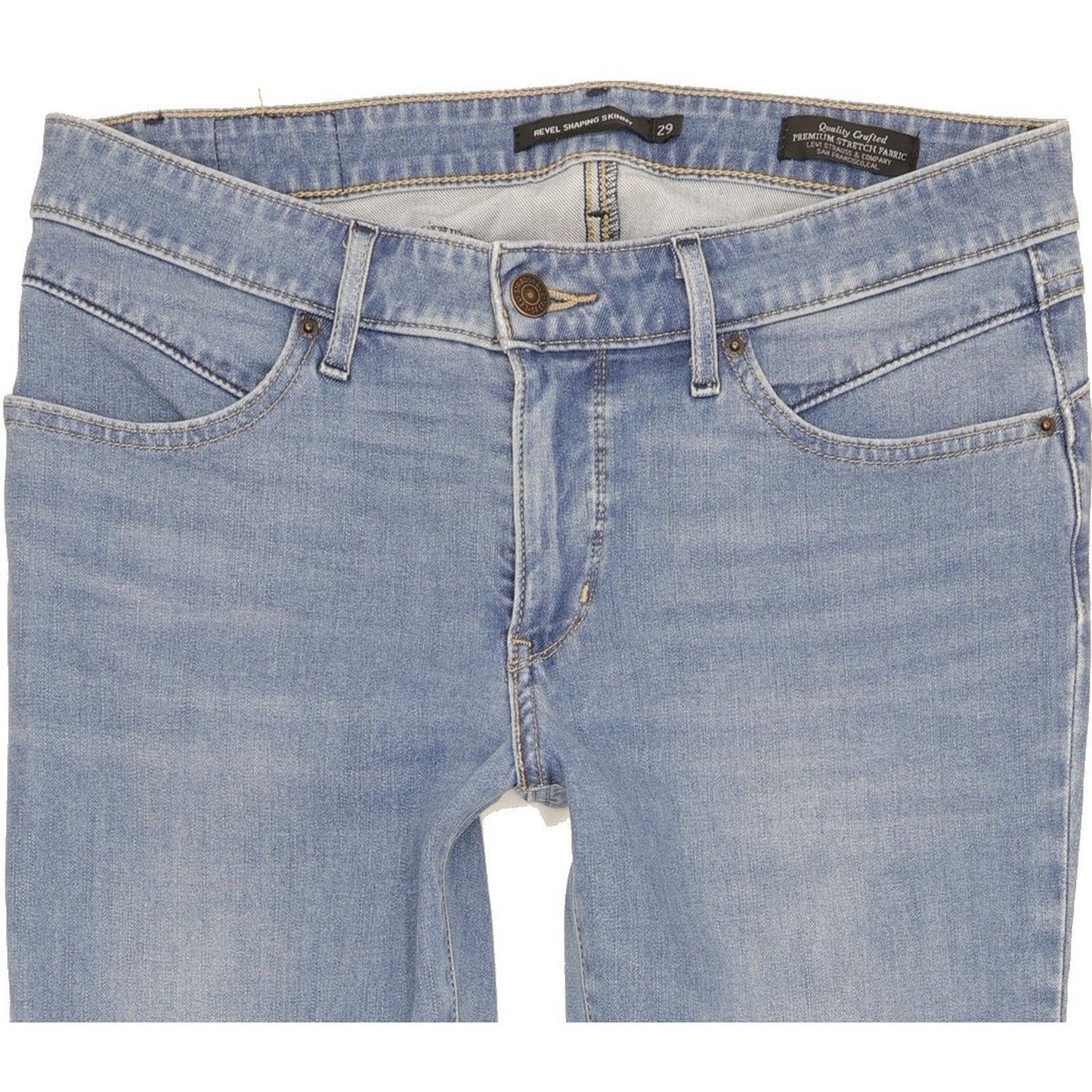 Levi's Revel Shaping Women Blue Skinny Slim Stretch Jeans W29 L28