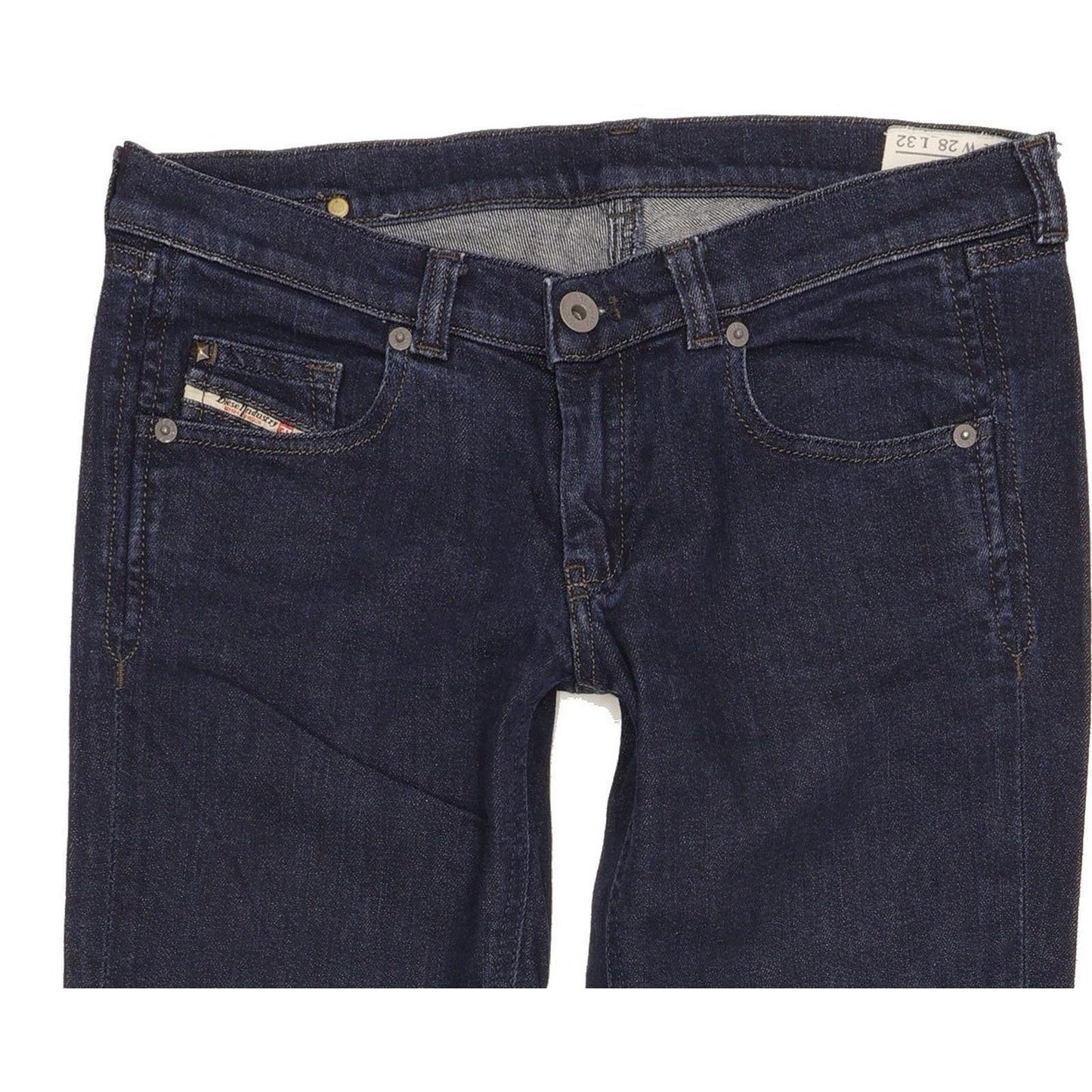 Diesel Doozy Women Blue Bootcut Slim Stretch Jeans W28 L31