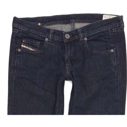 Diesel Doozy Women Blue Bootcut Slim Stretch Jeans W28 L31