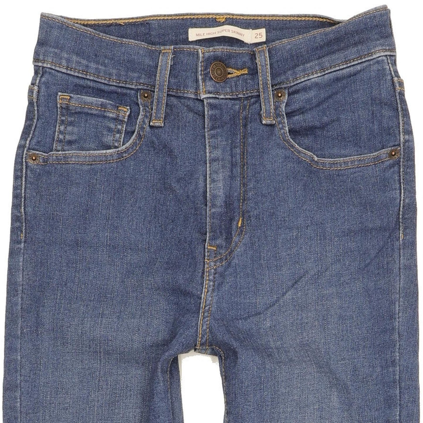 Levi's Mile Women Blue Skinny Slim Stretch Jeans W25 L28