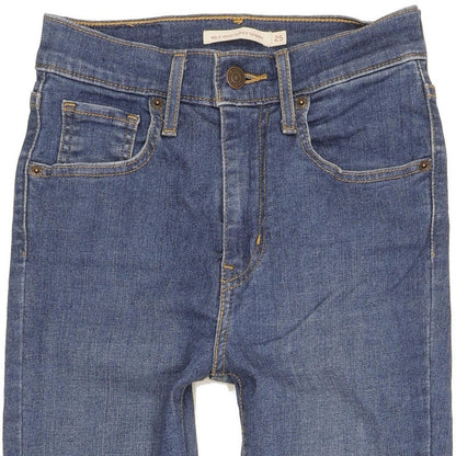 Levi's Mile Women Blue Skinny Slim Stretch Jeans W25 L28