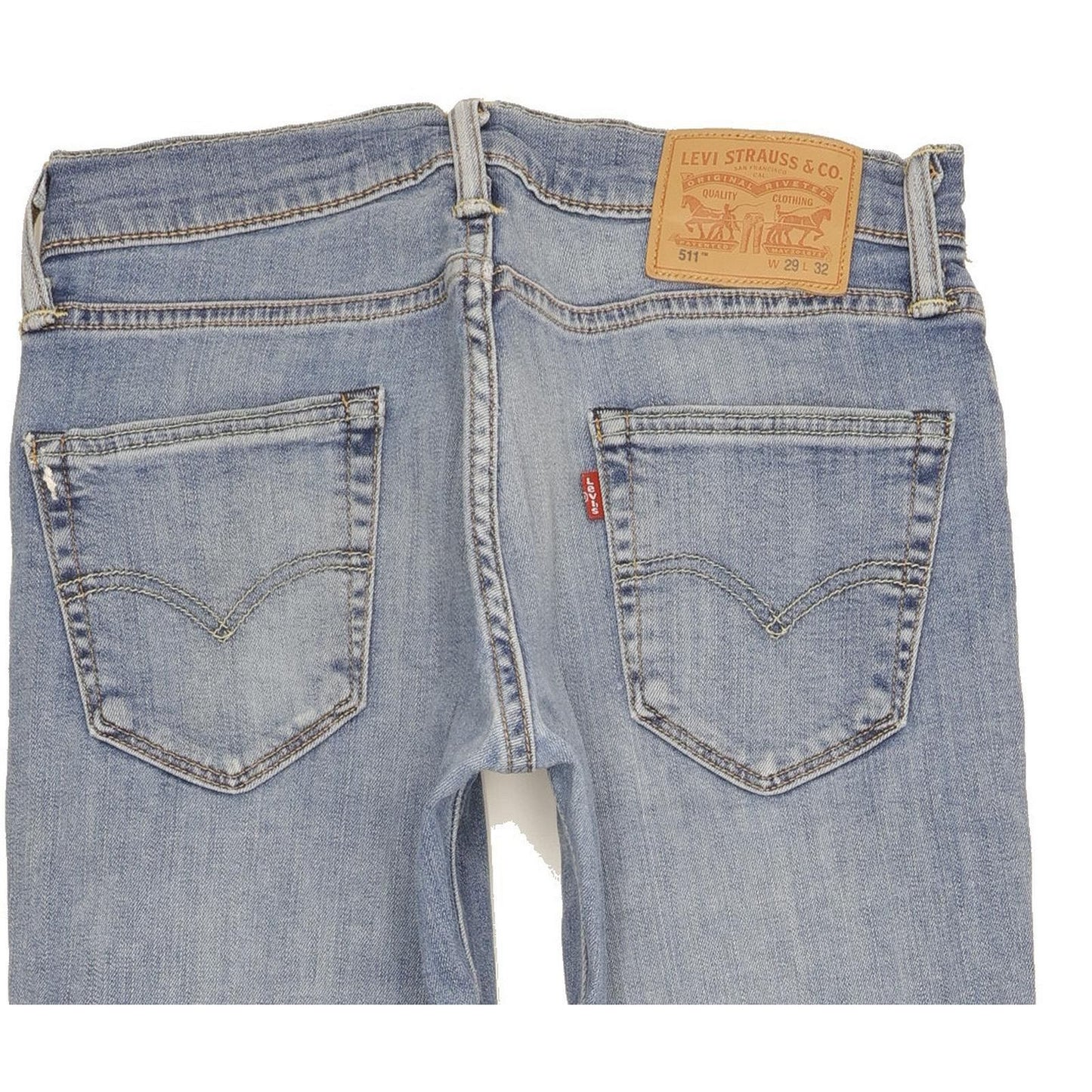 Levi's 511 Men Blue Straight Slim Stretch Jeans W29 L32