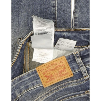 Levi's 711 Women Blue Skinny Slim Stretch Jeans W27 L30