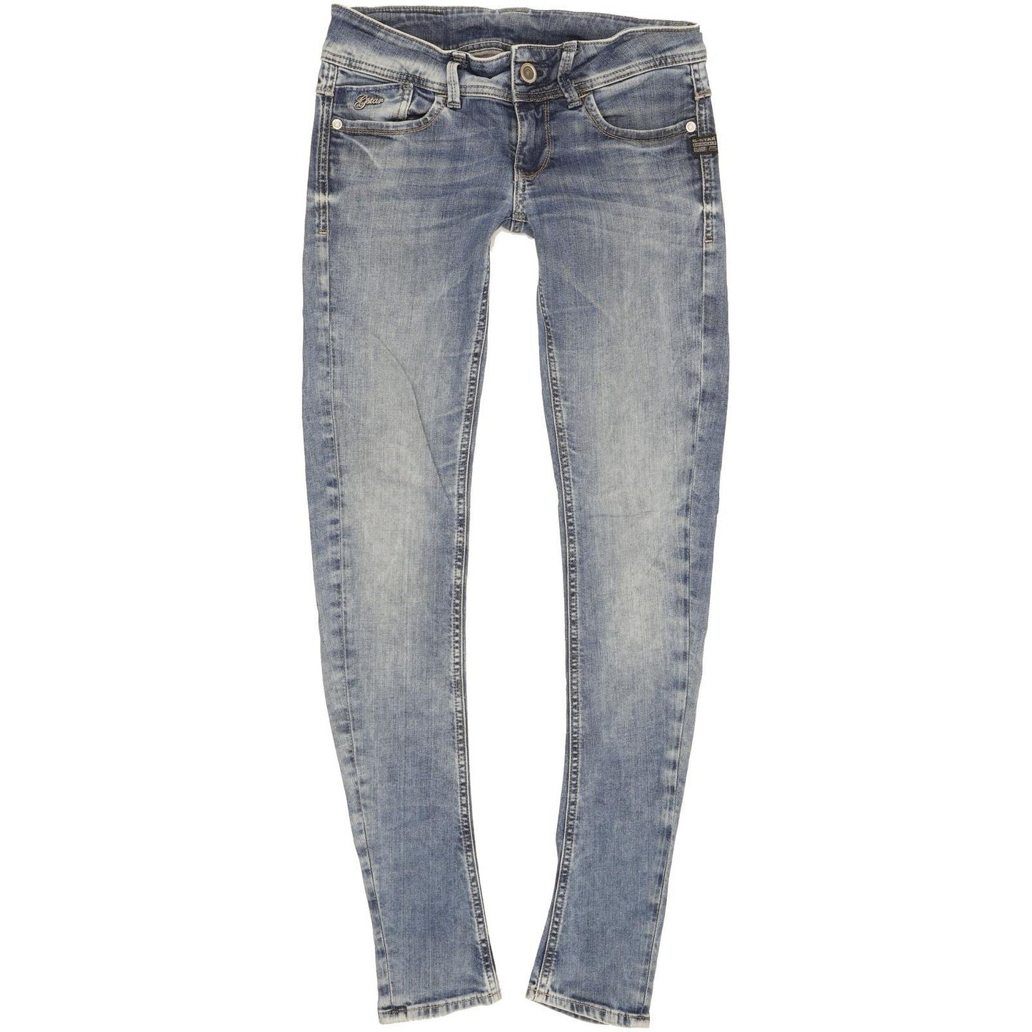 G-Star Lynn Women Blue Skinny Slim Stretch Jeans W27 L32