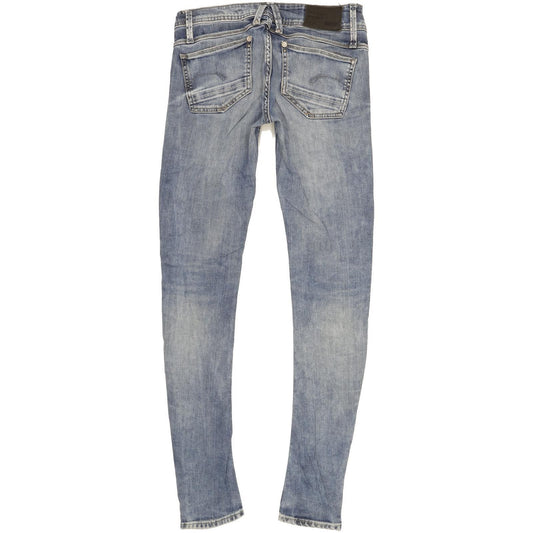 G-Star Lynn Women Blue Skinny Slim Stretch Jeans W27 L32