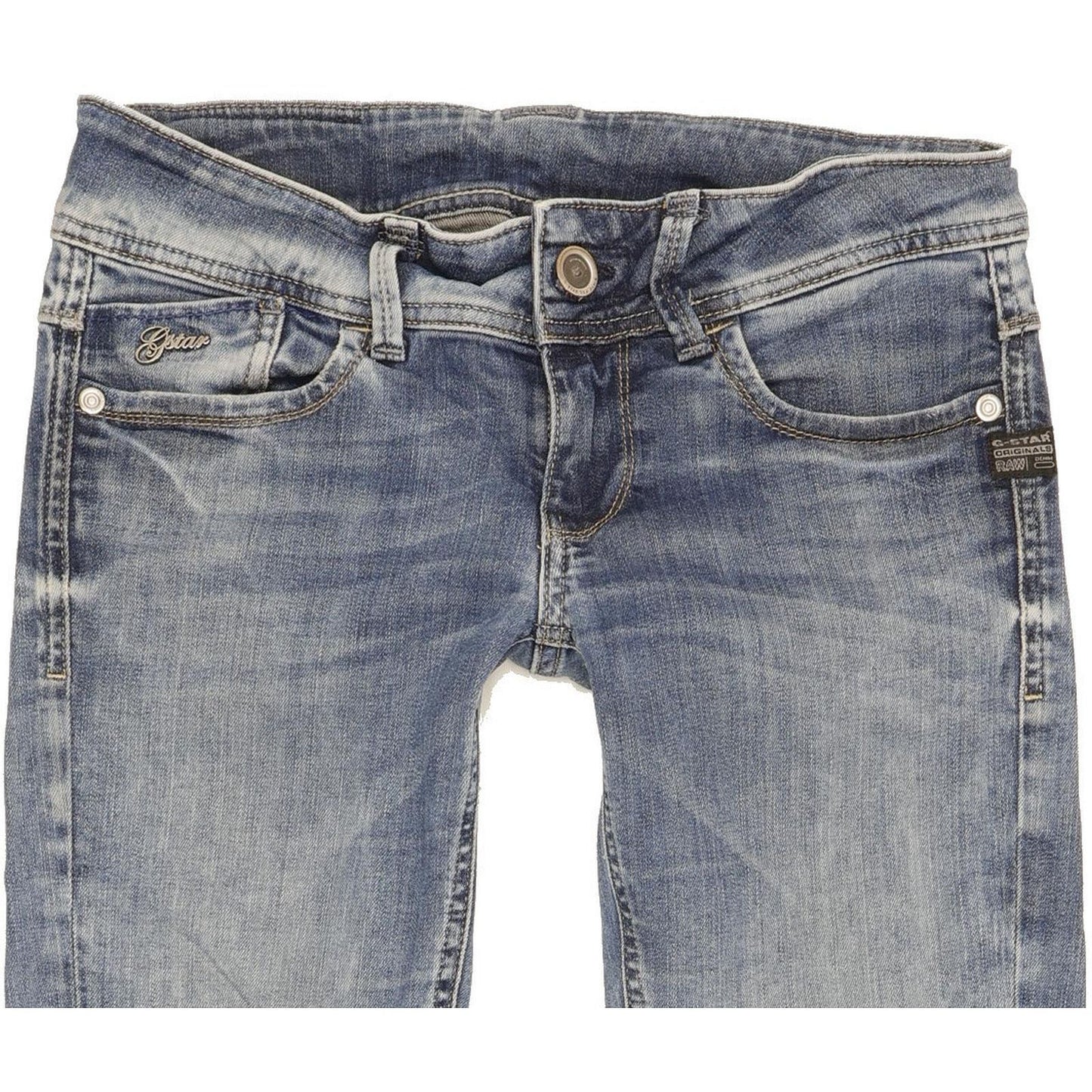 G-Star Lynn Women Blue Skinny Slim Stretch Jeans W27 L32