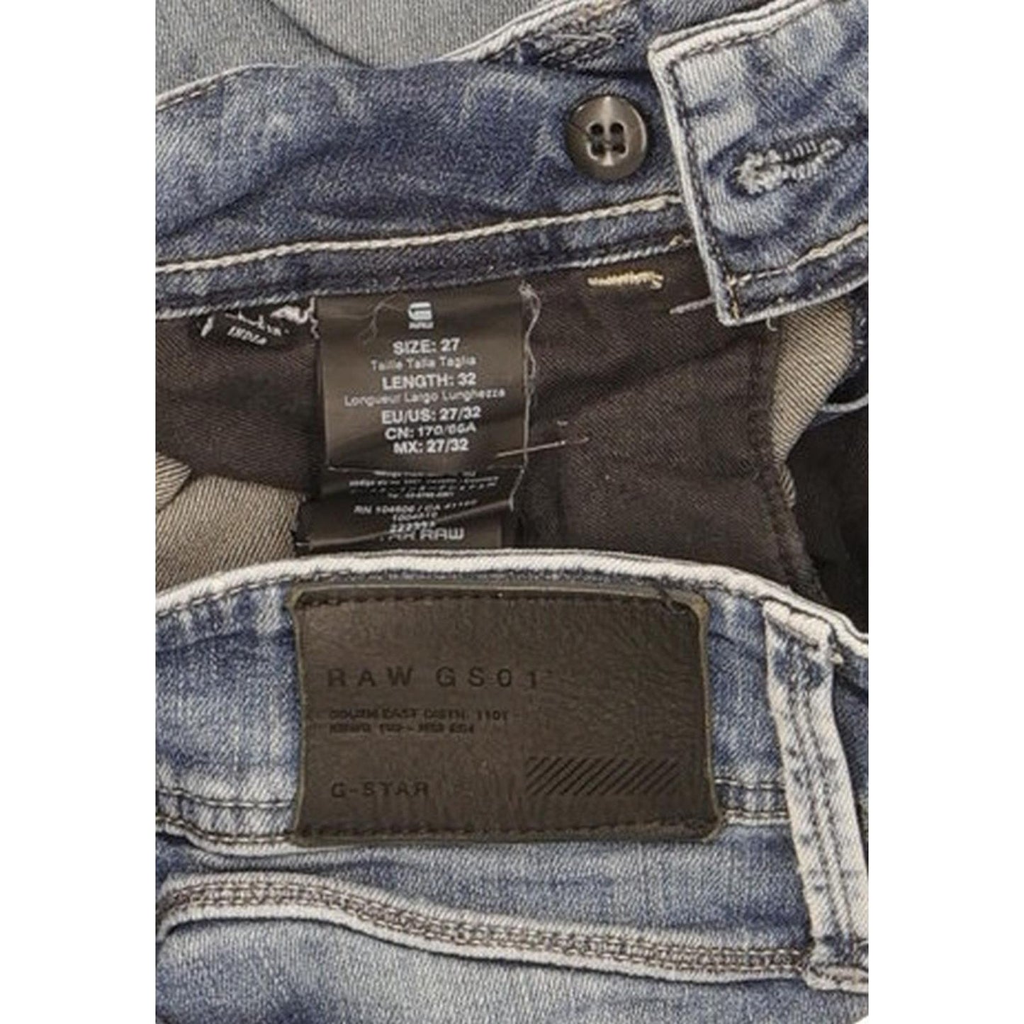 G-Star Lynn Women Blue Skinny Slim Stretch Jeans W27 L32