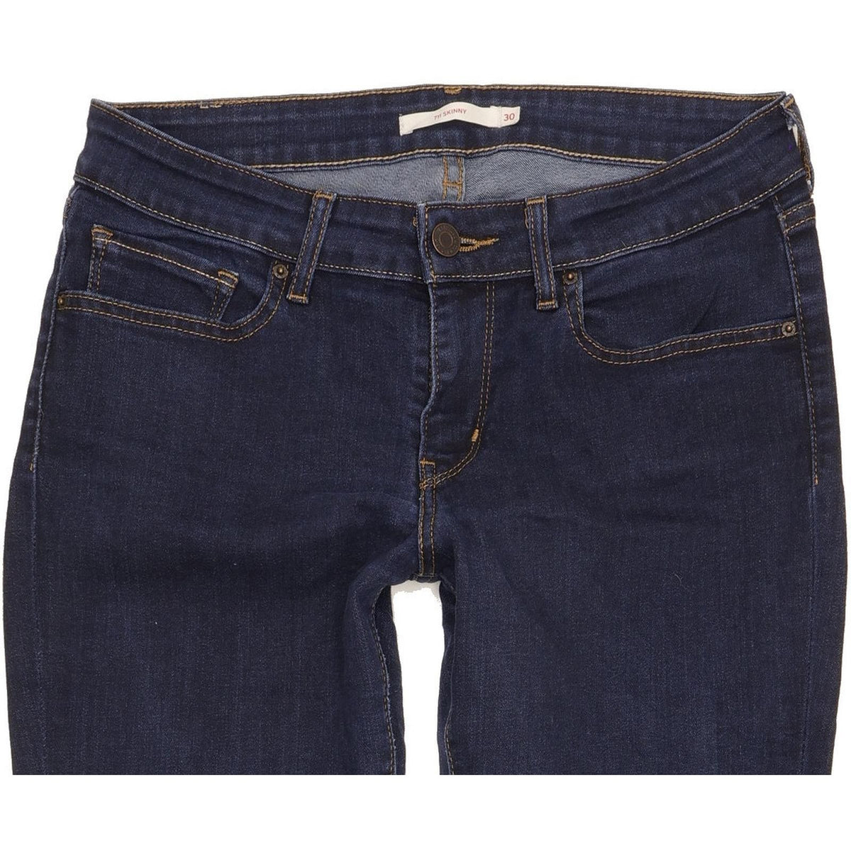 Levi's 711 Women Blue Skinny Slim Stretch Jeans W30 L31