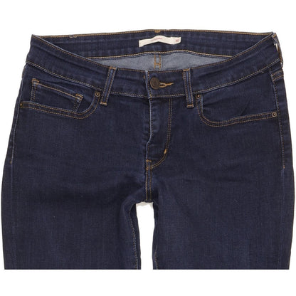 Levi's 711 Women Blue Skinny Slim Stretch Jeans W30 L31