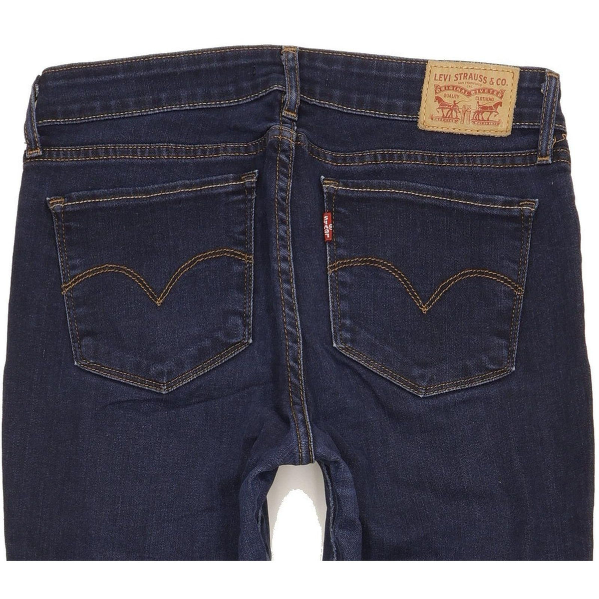 Levi's 711 Women Blue Skinny Slim Stretch Jeans W30 L31