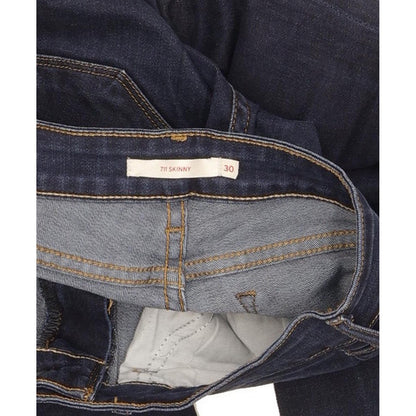 Levi's 711 Women Blue Skinny Slim Stretch Jeans W30 L31