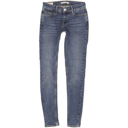 Levi's 710 Super Women Blue Skinny Slim Stretch Jeans W26 L29