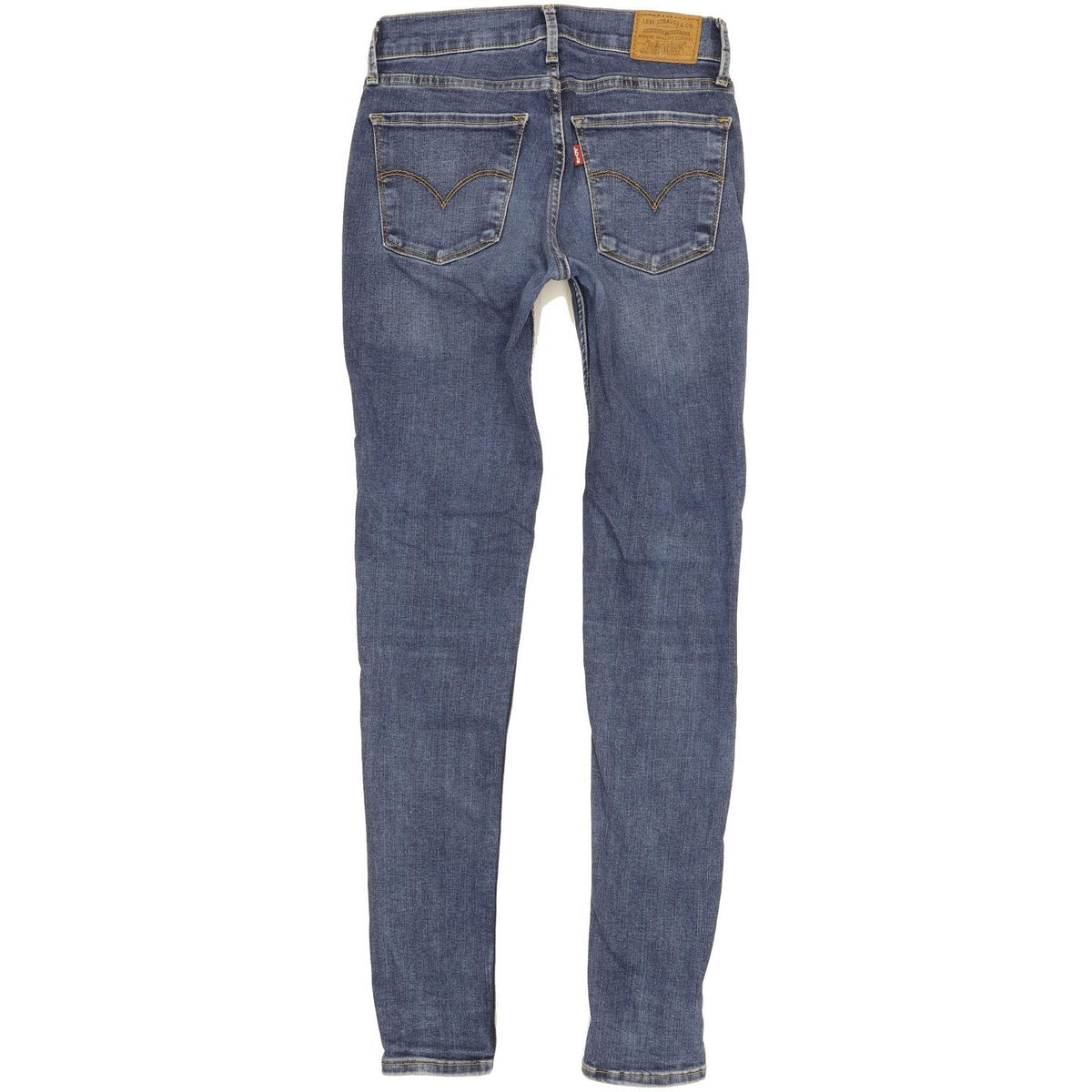 Levi's 710 Super Women Blue Skinny Slim Stretch Jeans W26 L29