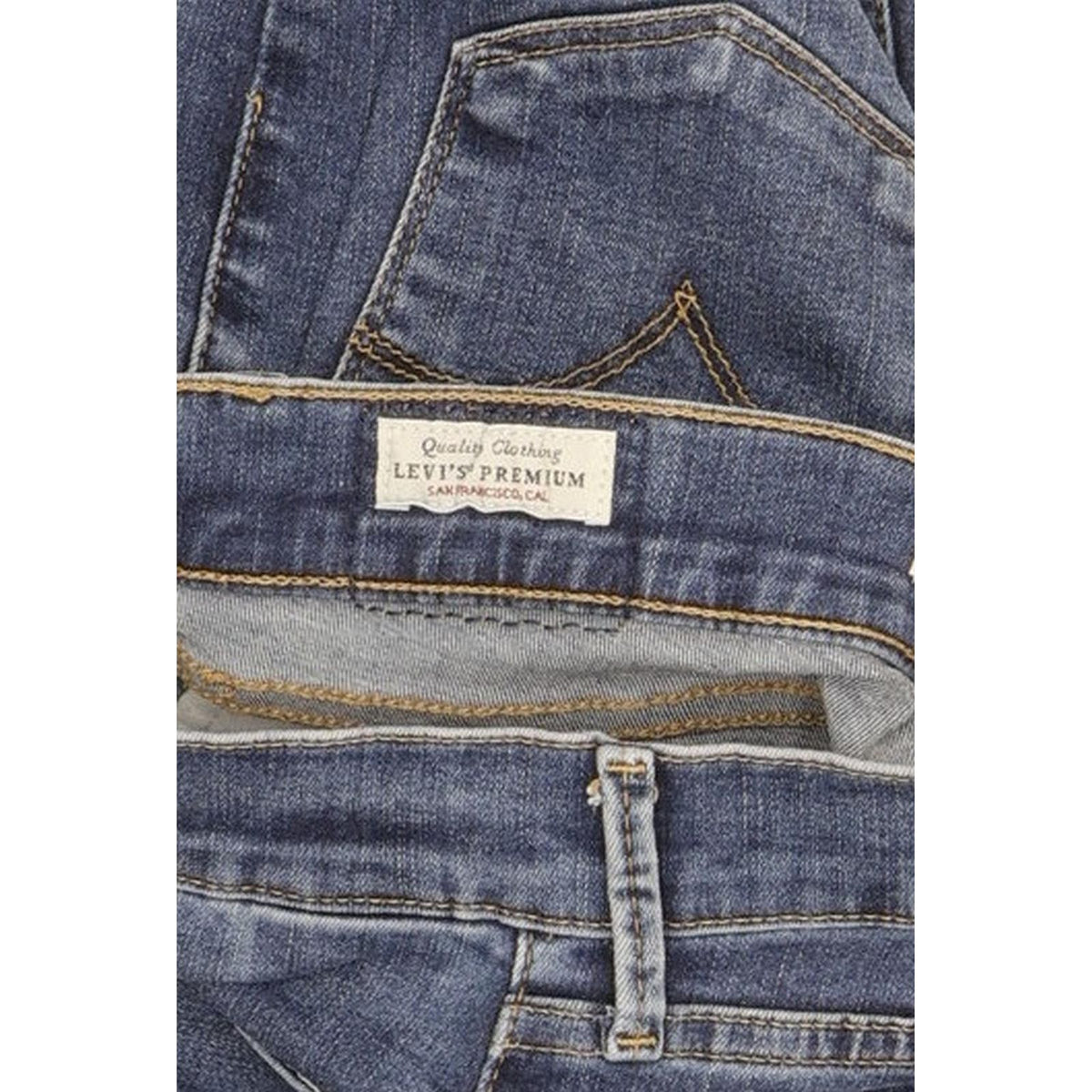 Levi's 710 Super Women Blue Skinny Slim Stretch Jeans W26 L29