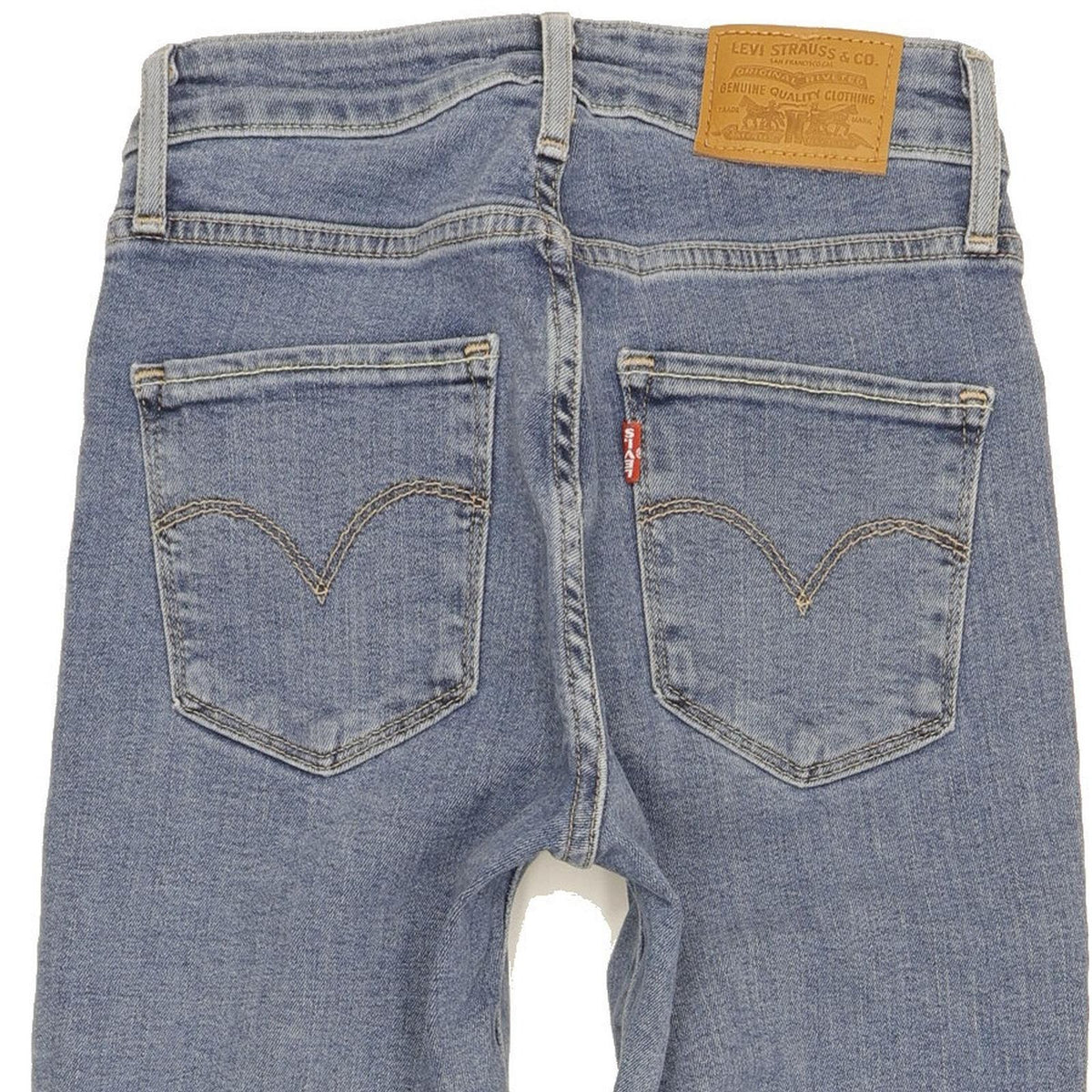 Levi's 721 Women Blue Skinny Slim Stretch Jeans W24 L30