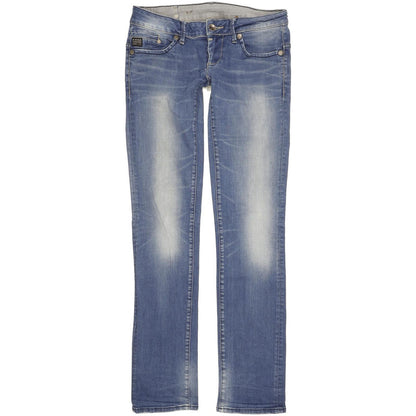 G-Star Midge Women Blue Straight Slim Stretch Jeans W28 L34