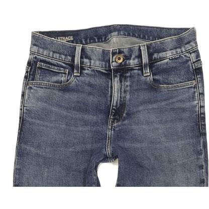 G-Star Strace Women Blue Straight Regular Stretch Jeans W27 L29