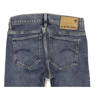 G-Star Strace Women Blue Straight Regular Stretch Jeans W27 L29