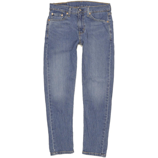 Levi's 502 Hi-Ball Women Blue Tapered Regular Stretch Jeans W30 L29