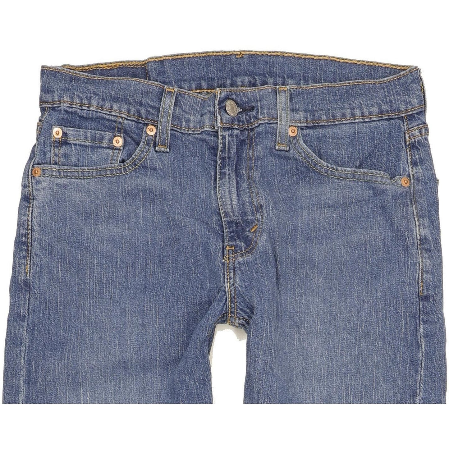 Levi's 502 Hi-Ball Women Blue Tapered Regular Stretch Jeans W30 L29