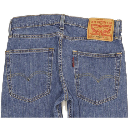Levi's 502 Hi-Ball Women Blue Tapered Regular Stretch Jeans W30 L29