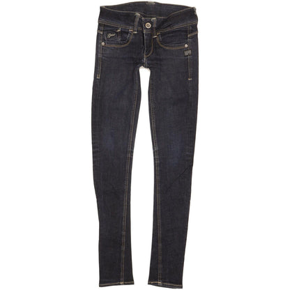G-Star Lynn Women Blue Skinny Slim Stretch Jeans W26 L31