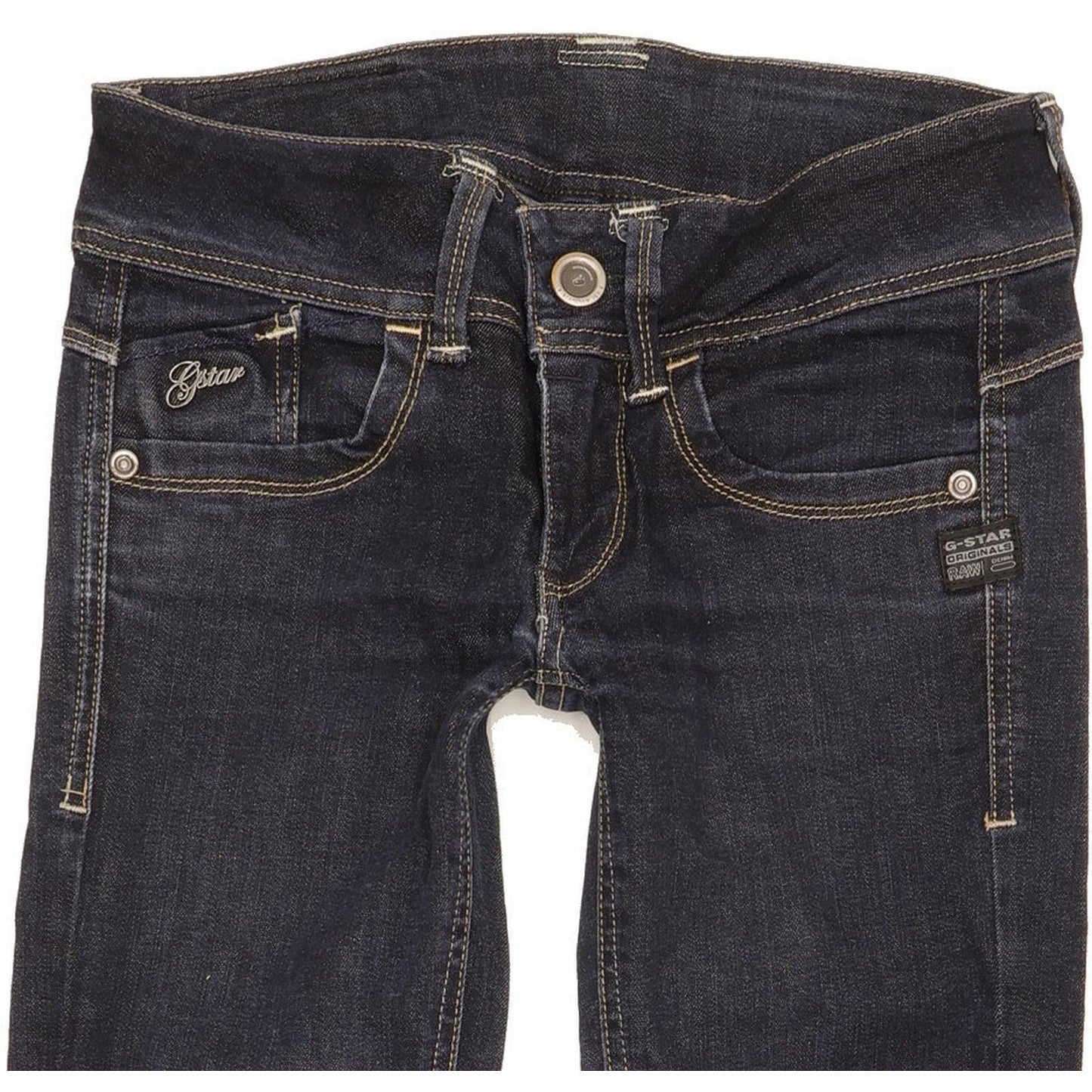 G-Star Lynn Women Blue Skinny Slim Stretch Jeans W26 L31