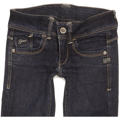 G-Star Lynn Women Blue Skinny Slim Stretch Jeans W26 L31