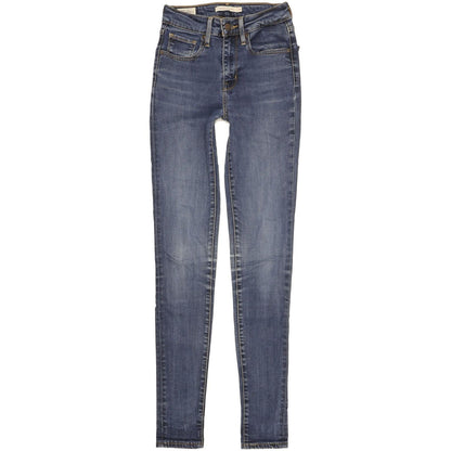 Levi's 721 Women Blue Skinny Slim Stretch Jeans W24 L32