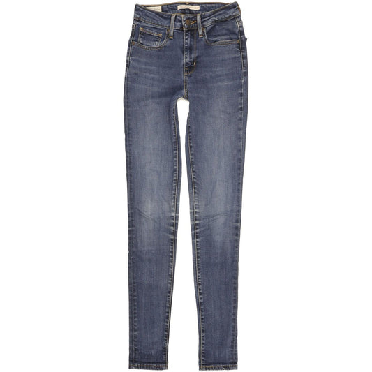 Levi's 721 Women Blue Skinny Slim Stretch Jeans W24 L32
