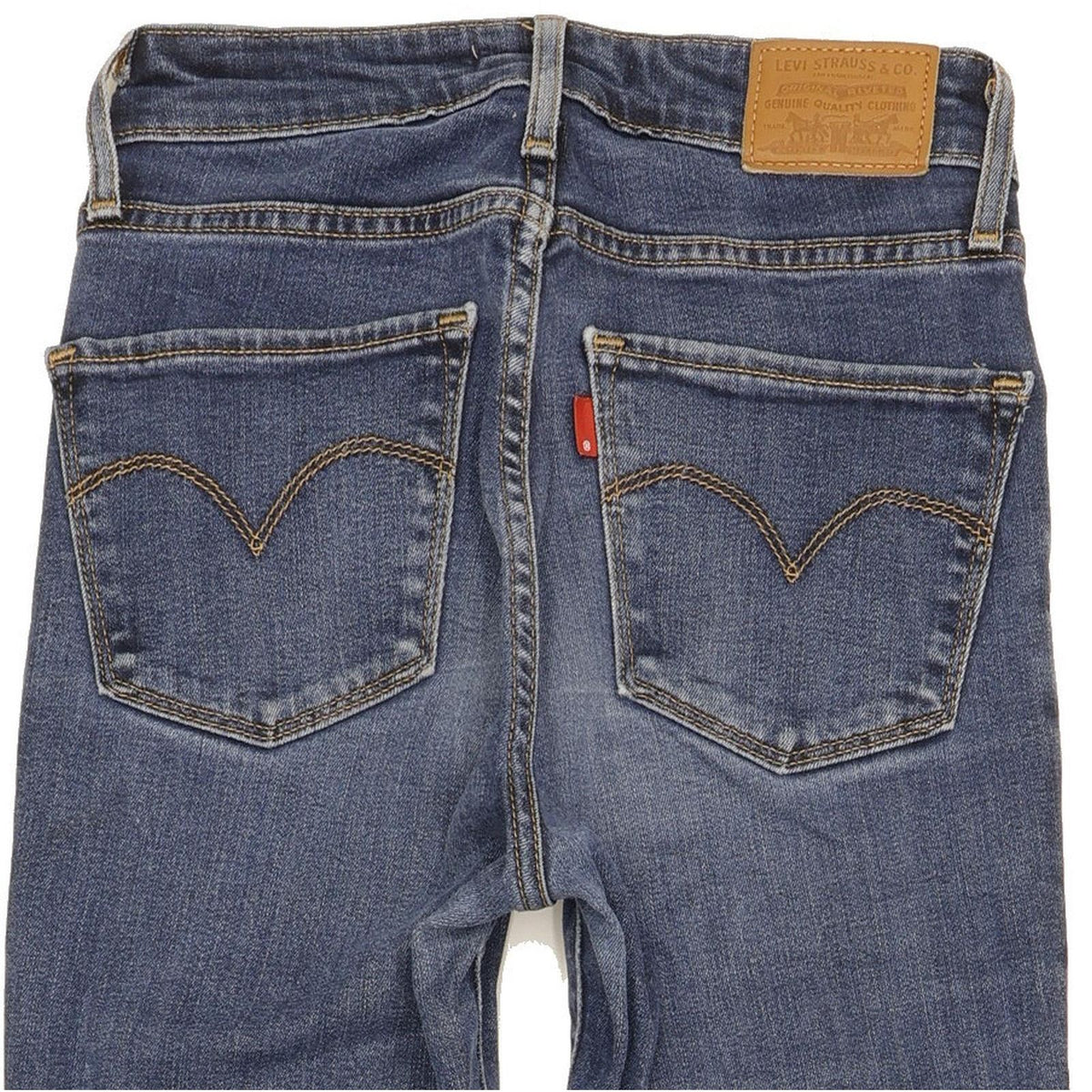 Levi's 721 Women Blue Skinny Slim Stretch Jeans W24 L32