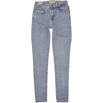 Levi's 721 Blue Skinny Slim Stretch Jeans High Waisted W30 L32